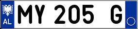 Truck License Plate